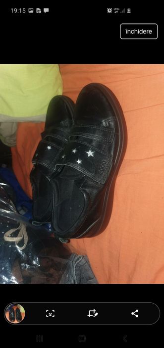 Pantofi copii Ecco de piele 34