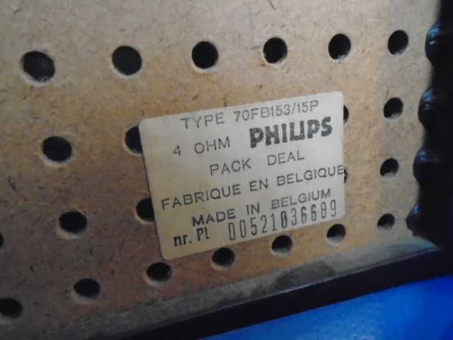 Ламповая  акустика  Philips  70FB153 (Belgium)