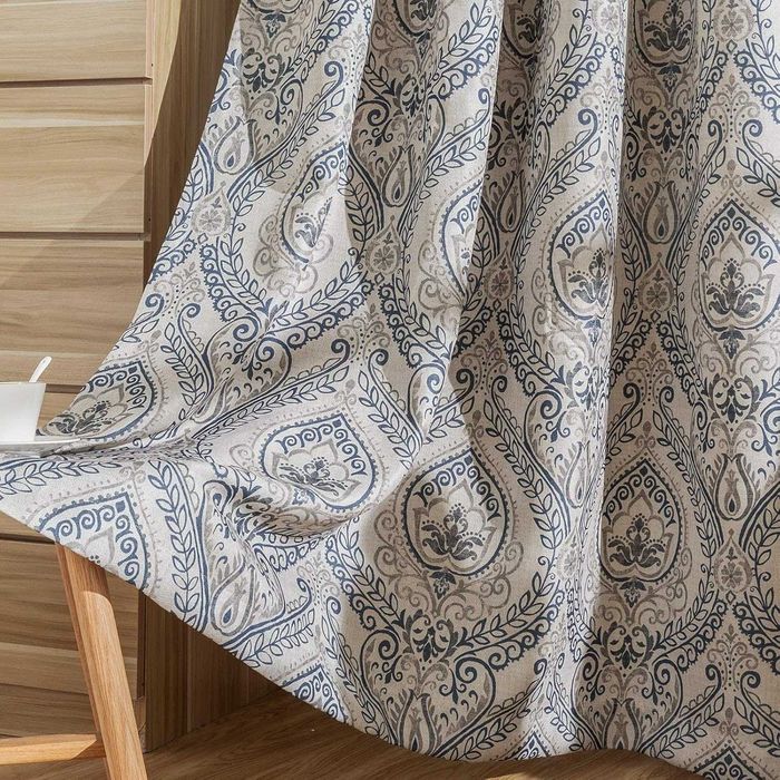 TOPICK Комплект от 2 непрозрачни завеси, 130 х 175 см