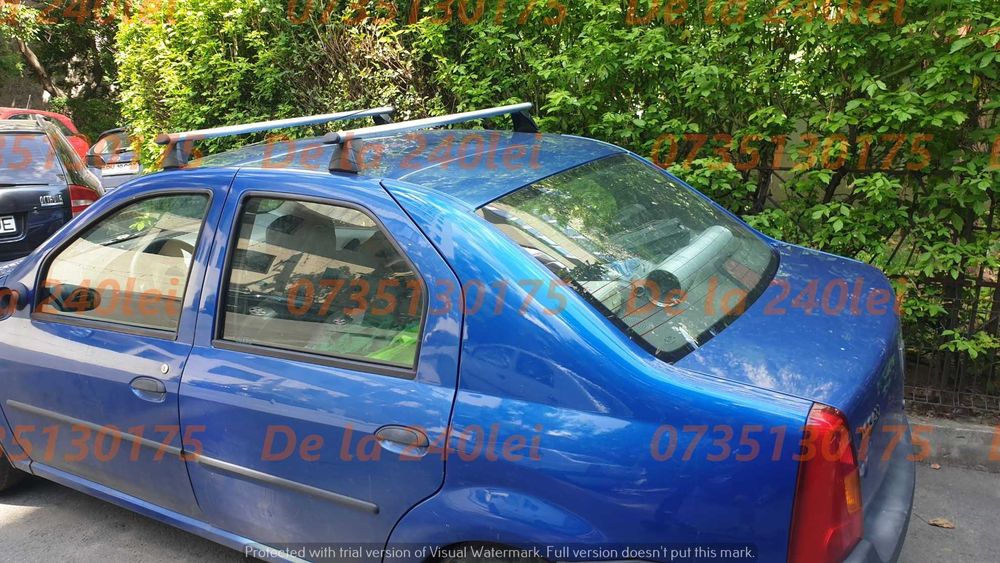 Bare transversal portbagaj ALUMINIU DACIA Logan Sandero Dokker MCV Van