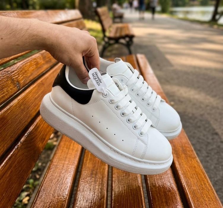 Adidasi Alexander McQueen Alb - Piele