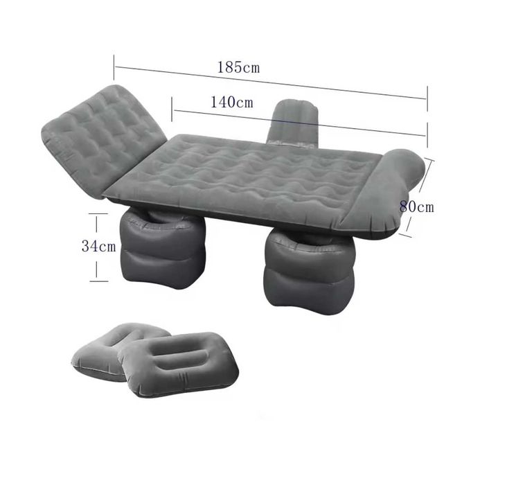 Матрас надувной для автомобиле 12 в насос+подушки и Доставка бесплатно