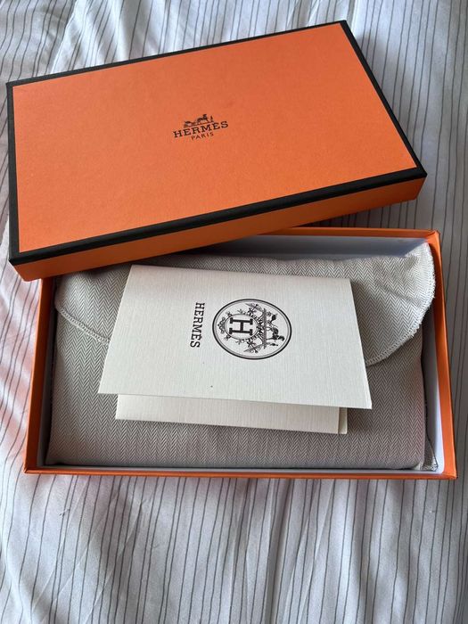 Хермес голям портфейл Того кожа