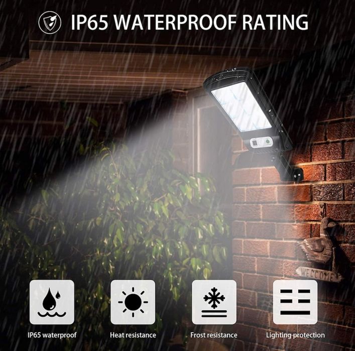 Lampa gradina , lampa Gradina Exterior cu senzor și încărcare solară