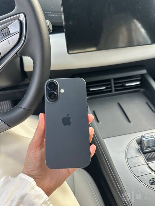 iPhone 16, black, 128Gb xotirali