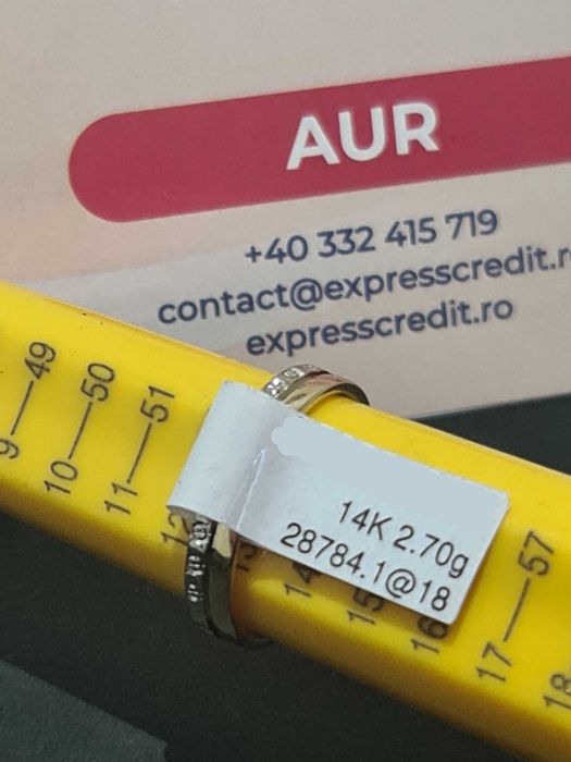 Inel Aur 14K (Ag18 Tutora b.28784.1) Garantie 2 ani!