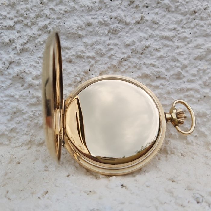 Ceas buzunar superb, mecanism FHF