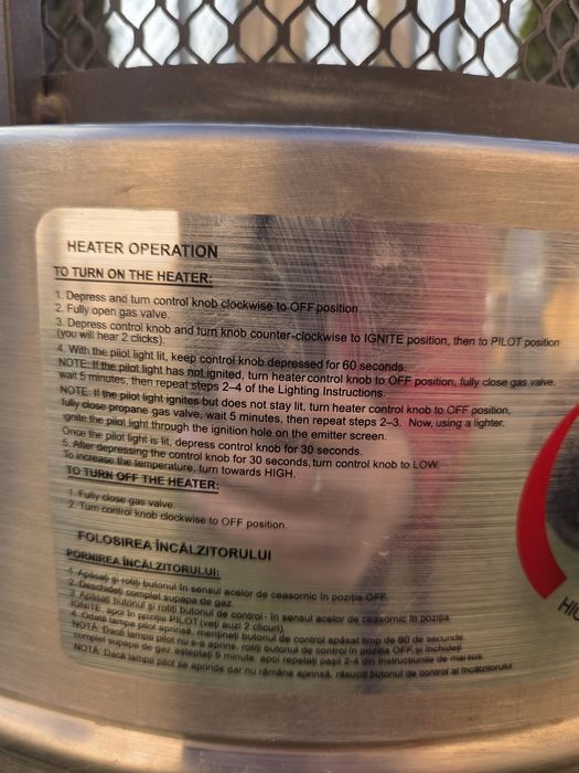 Încălzitor terasa