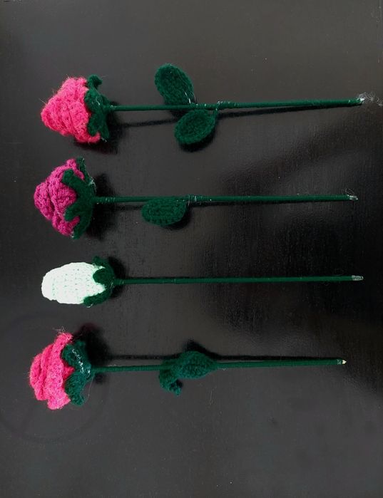 Плетени цветя- единични и букет