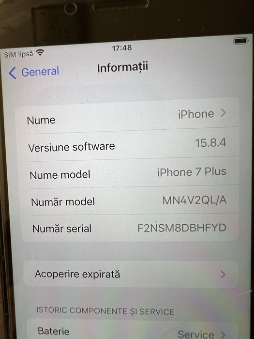 iPhone 7 Plus 128 GB – Folie față și spate