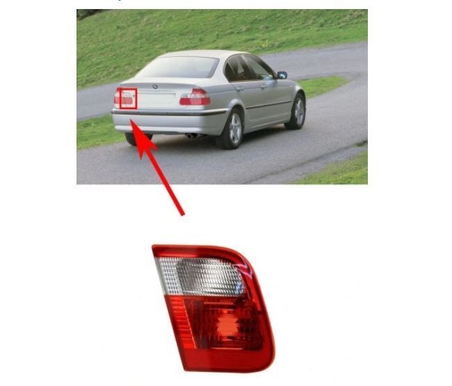Stop spate, lampa Bmw Seria 3 (E46), Sedan, 06.1998-09.2001, model: Sedan, montare spate, stanga, fara soclu bec; intern, Magneti Marelli (AXO Scintex)