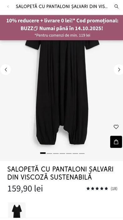Salopeta cu pantaloni salvari M
