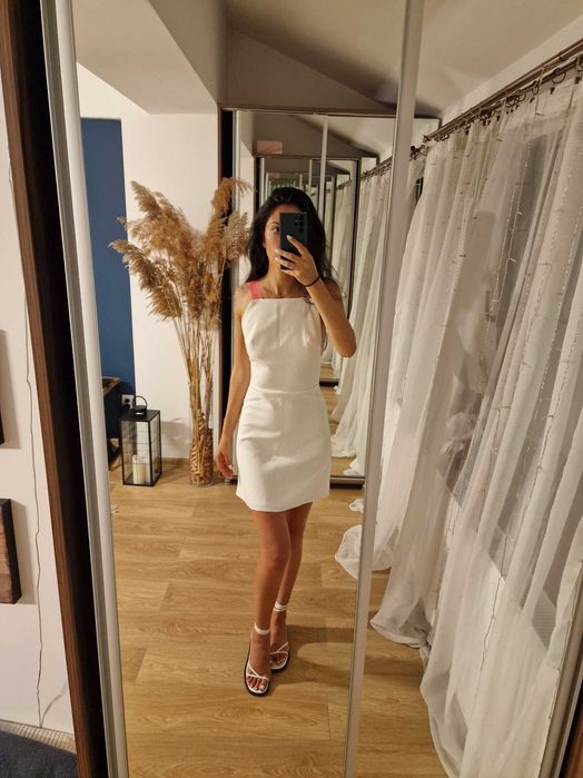 Rochie de vara, bumbac 66%, S