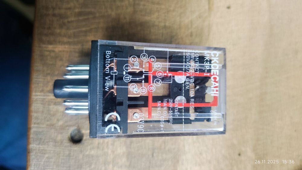 Реле CKCECAHI  МК3P-l 24v