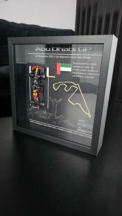 Tablou masina Formula 1 RedBull Racing Model RB16b Bburago