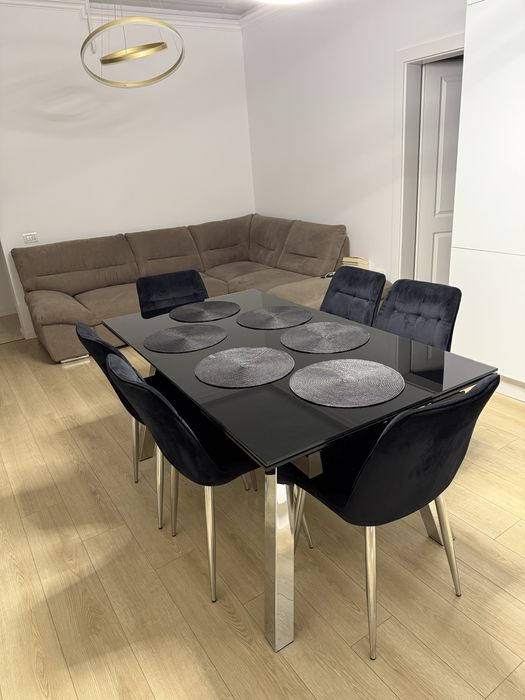 Set Masa extensibila si 6 Scaune