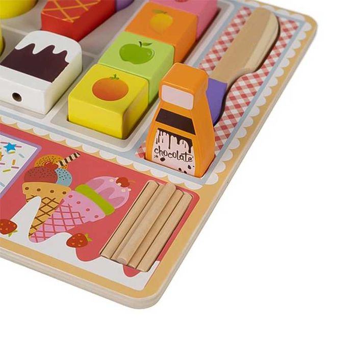 Дървено магазинче за правене на сладолед,страхотна занимателна играчка