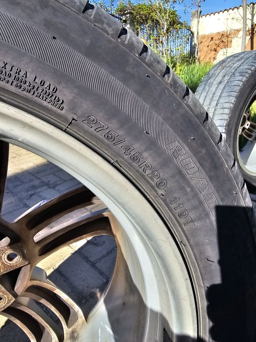 Оригинални 20 цолови джанти за VW тоарег с летни гуми