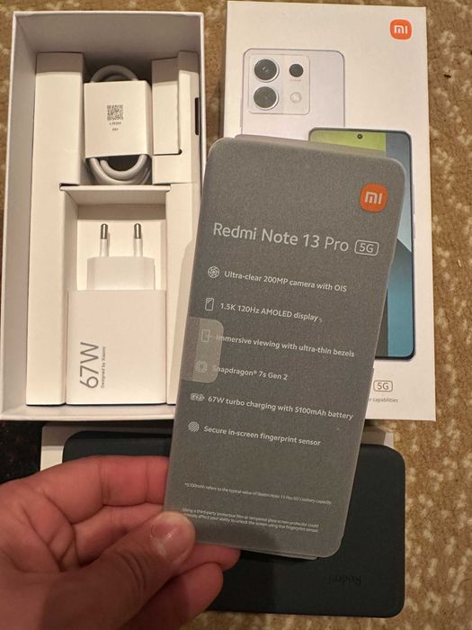 Redmi Note 13 Pro 5G negru, 512GB, 12GB RAM, bypass