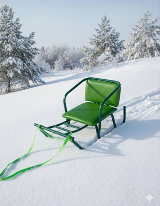 Санки детские с матрасом