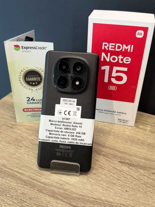 (AG51) Xiaomi Redmi Note 15 b1367 - Garantie 2 ani!
