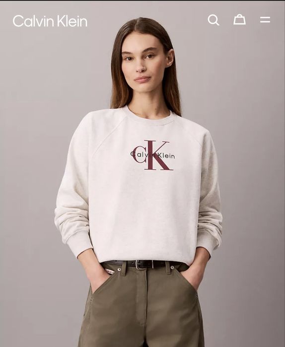 Свитшот новый Calvin Klein