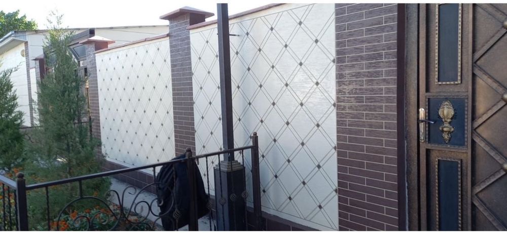 Жидкий травертин. Наружные работы