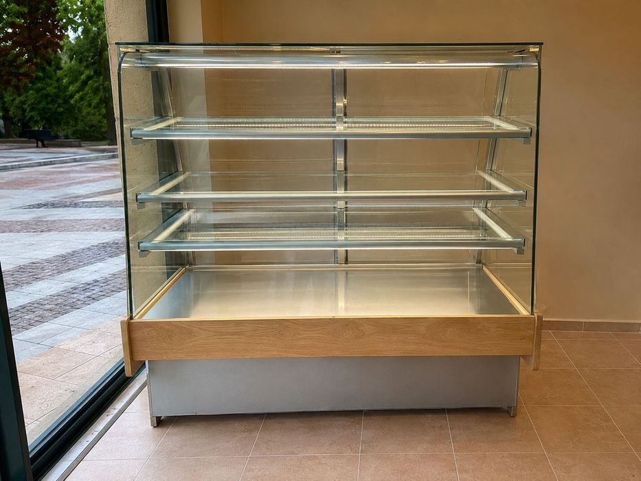 Хладилна витрина за торти с LED