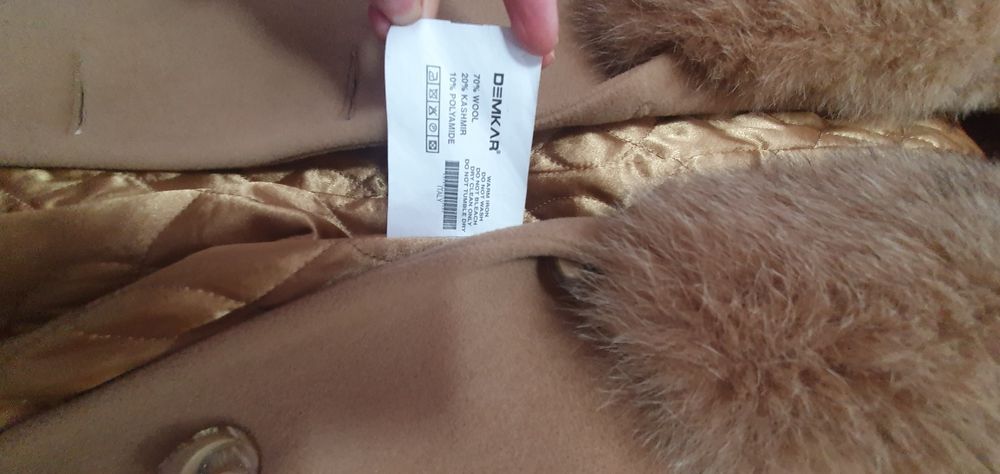 Trench din lână și casmir