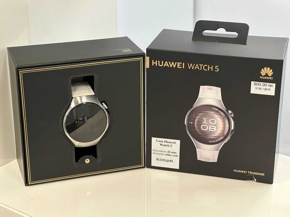 (Ag45 B.5192.45) Smartwatch Huawei Watch 5 - Garantie 24 Luni !
