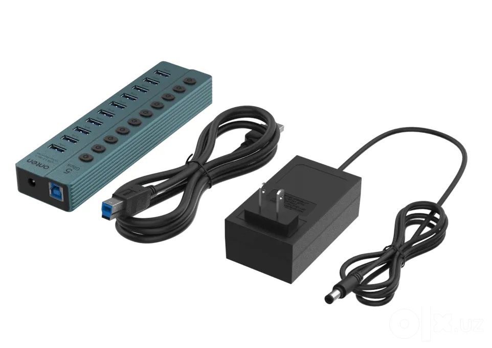 10port usb 3.0 hub onten/хаб/переходник/адаптер