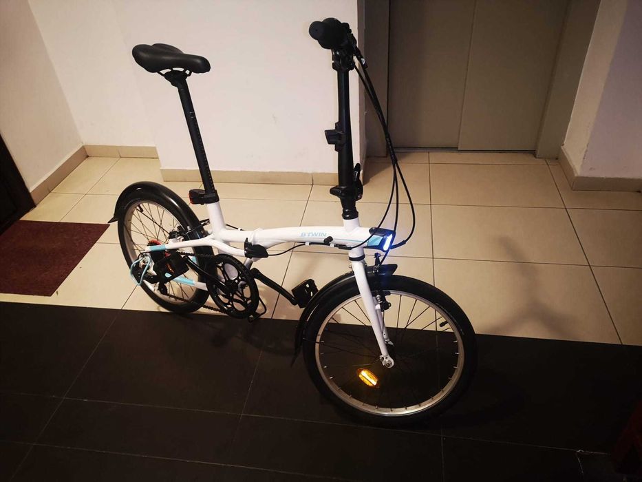 Bicicletă pliabilă Fold120 Alba