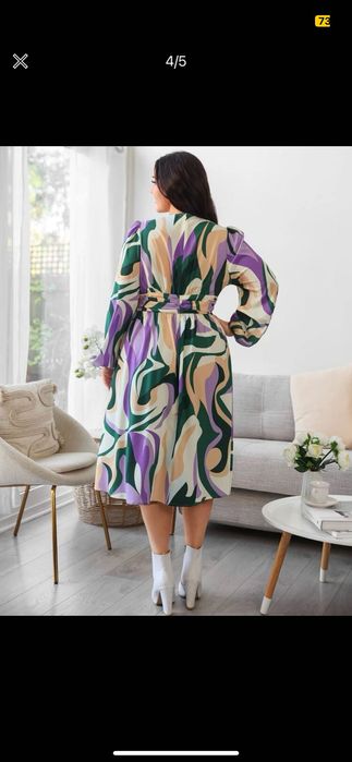 Ново! Модерна рокля XL