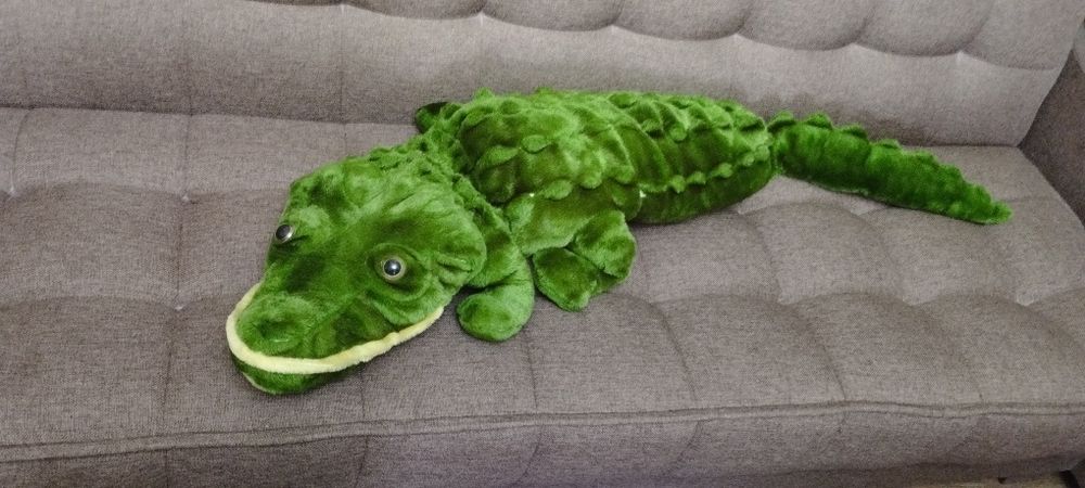 Мягкая игрушка. Аллигатор и лягушка