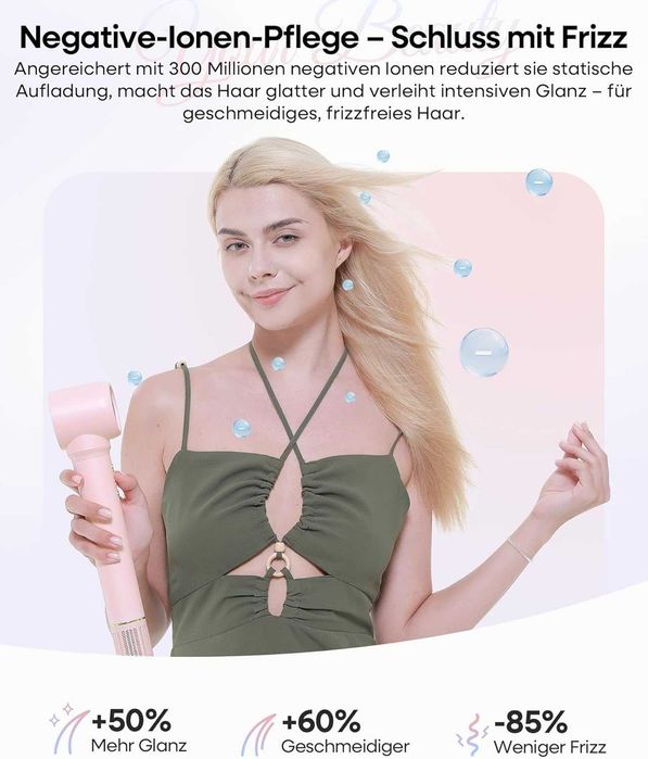 Мултифункционален стайлър за коса okaydeer 7 в 1 Розов (Нов)