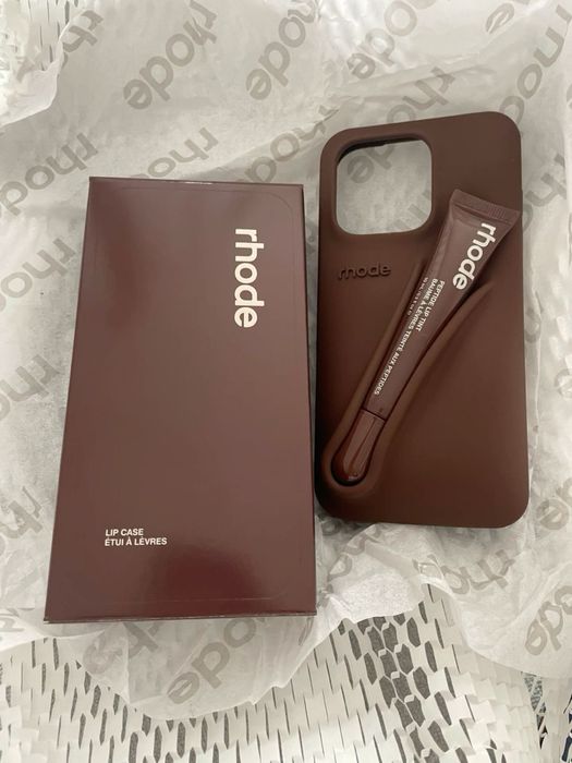 14 pro max Rhode case espresso peach pit
