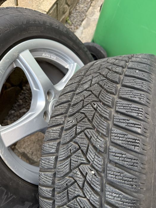 R16 алуминиеви джанти 5x112 + зимни гуми 225/55 R16