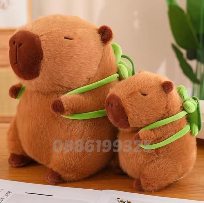 Плюшена играчка Капибара 20см 30см 40см 50см