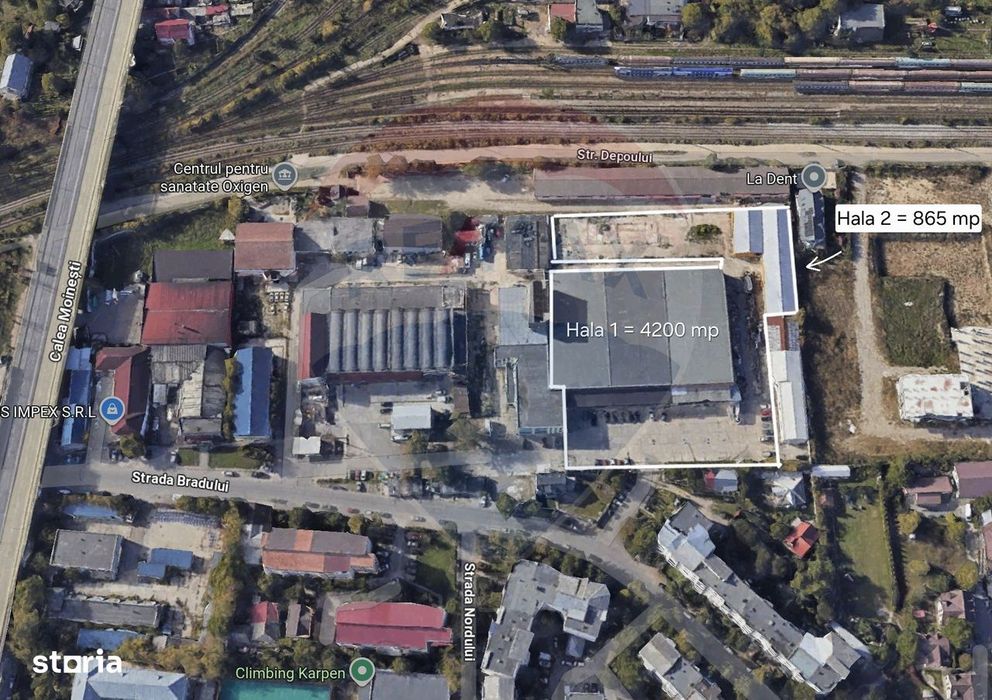 Hale Industriale 5065 mp de vanzare Str. Bradului - Bacau