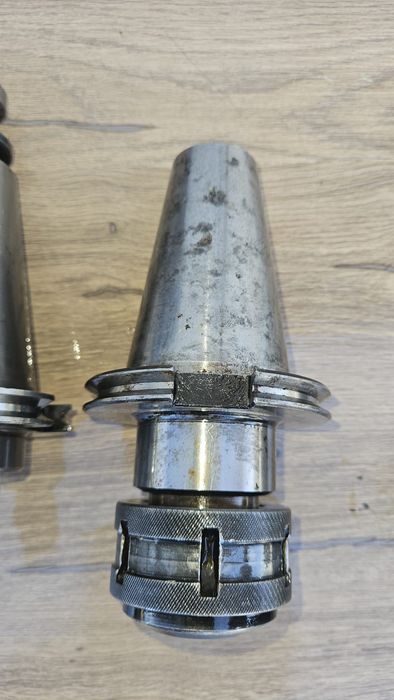 Lot of ISO 50 industrial tooling – arbors, milling heads, and boring head