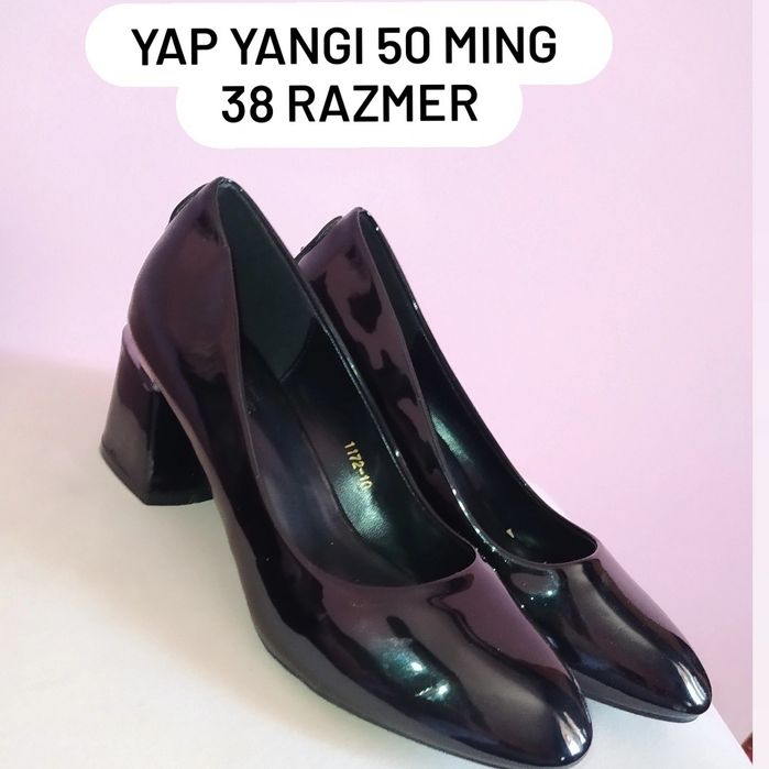 80.000 obuflar yap yangi kiyilmagan 37-38 o'lchamlarda