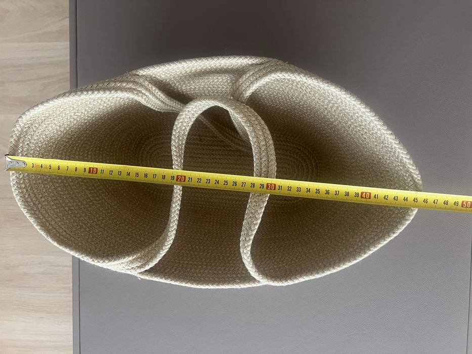 Корзина джутовая