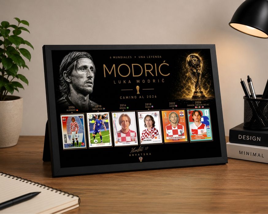 Tablou Luka Modric istoria cupelor mondiale