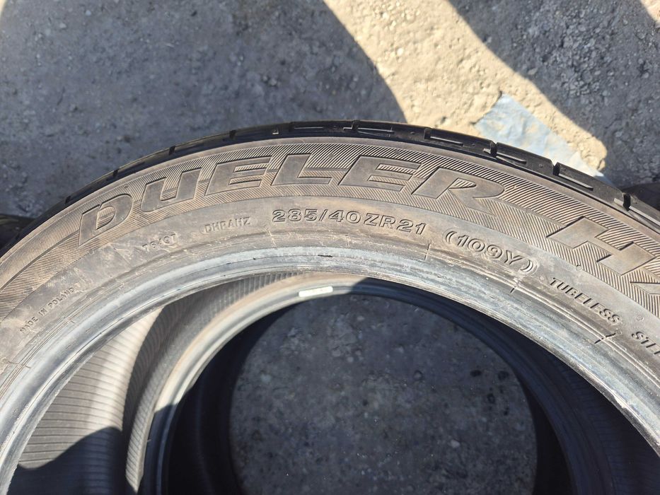 2 Anvelope de VARA - 285/40/21 - BRIDGESTONE - Stare F BUNA DOT 2022