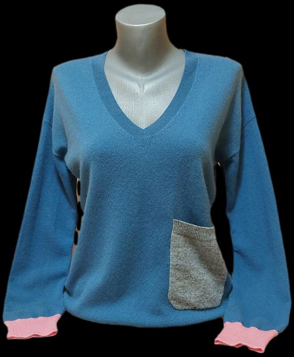 Пуловер ALLUDE. 100% кашмир размер М/S.