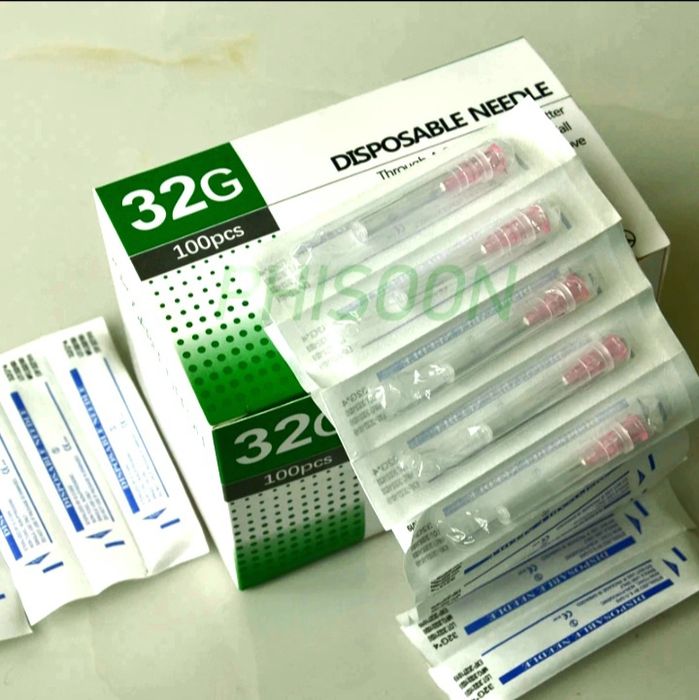 Мезоиглы для косметологов 32G x 4mm, 30G x 4mm