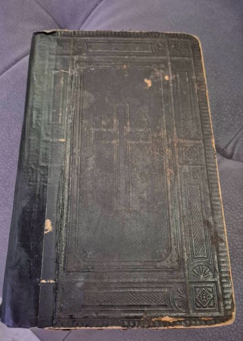 ПРОМОЦИЯ! Стара немска Библия - 1894г.