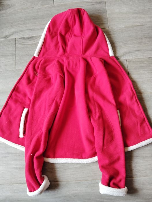 Hanorac dama roșu imblanita