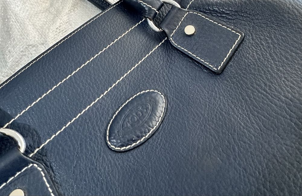 Tod's "Girelli / Mickey" – Тъмносиня (Естествена кожа)