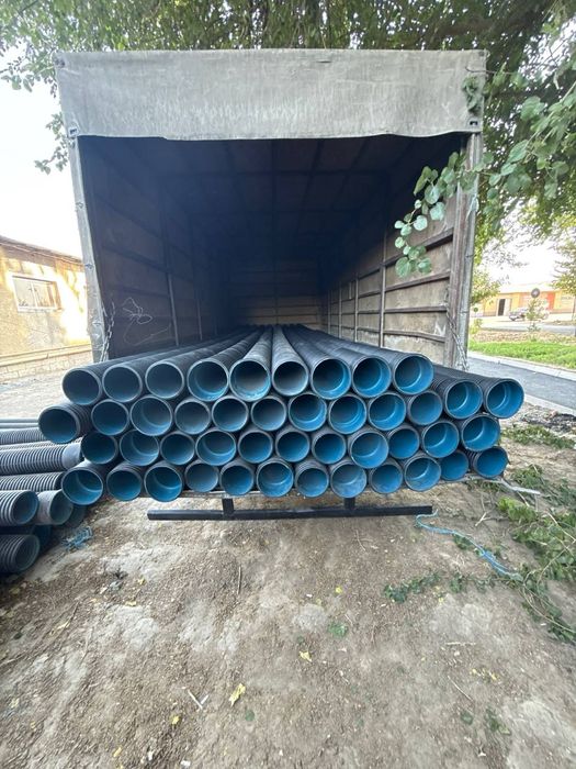 Дренажный труба с геотекстилем от100мм до 800мм